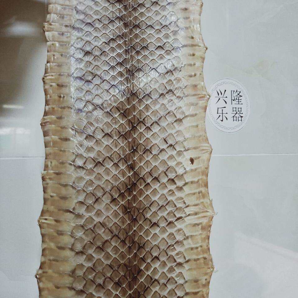 Flower snake skin, white and yellow flower snake skin, southern snake skin, Ke Meng Yue, Hu Zhu, Hu Jing, Hu Jing, Erhu, Pendant Hu and other musical instruments.