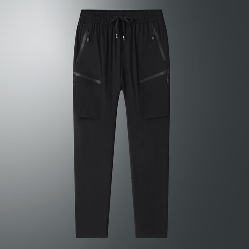 Casual men's outdoor pants spring and autumn large size straight youth Hong Kong style windproof waterproof quick-drying sports pants trendy