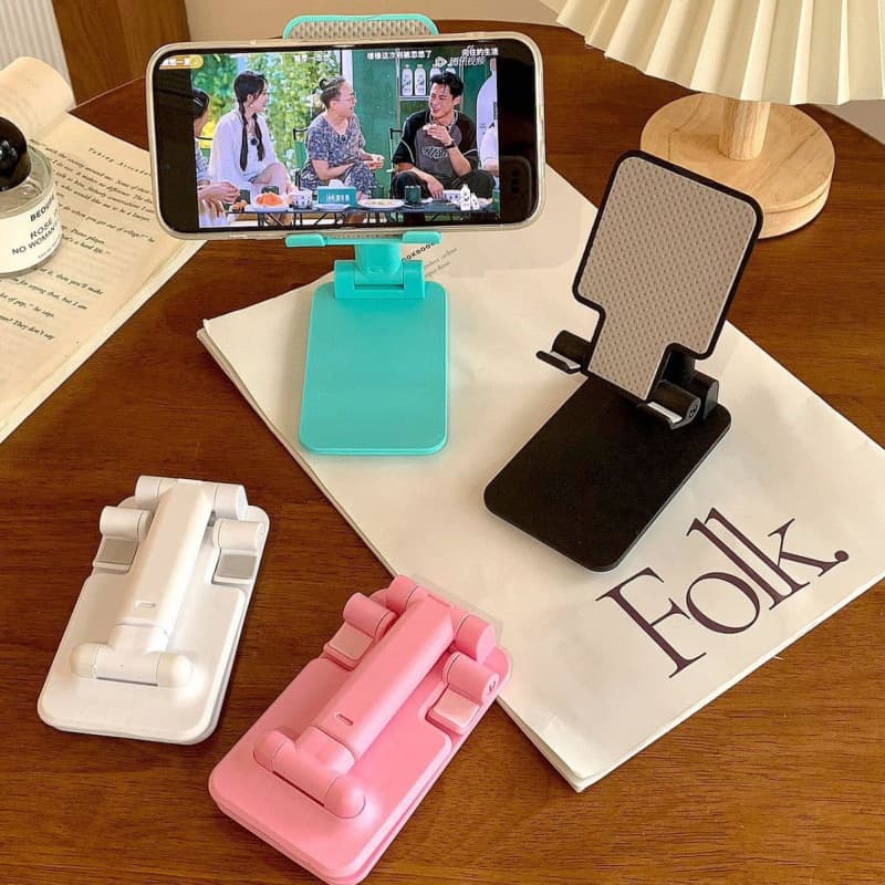 Hot Selling Wholesale Desktop Mobile Phone Stand Universal Folding Smartphone Tablet Portable Photo Video