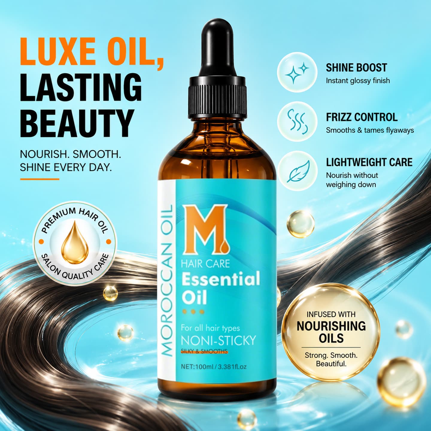 Cross-border Essential Oil Moroccan Hair Care Essential Oil Manufacturer