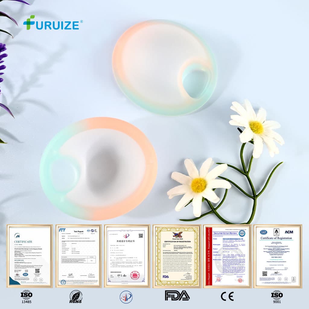 Silicone Menstrual Disc Menstrual Cup Menstrual Disc Finger Loop New Color Menstrual Disc Factory Stock