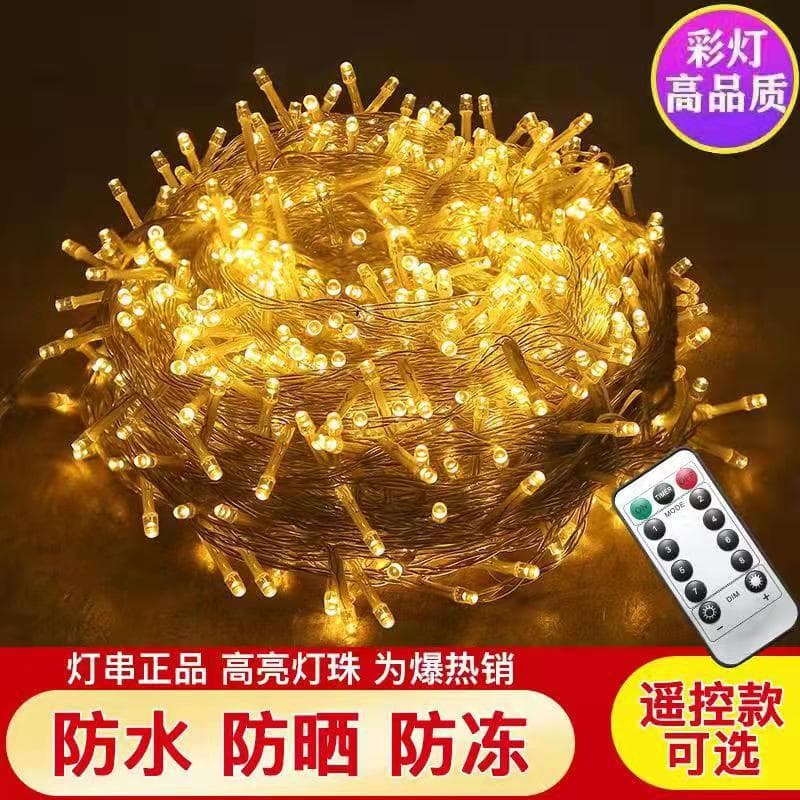 LED String Lights, Twinkling Star Lights, Decorative Outdoor Waterproof Fairy Lights for Christmas and Festivals