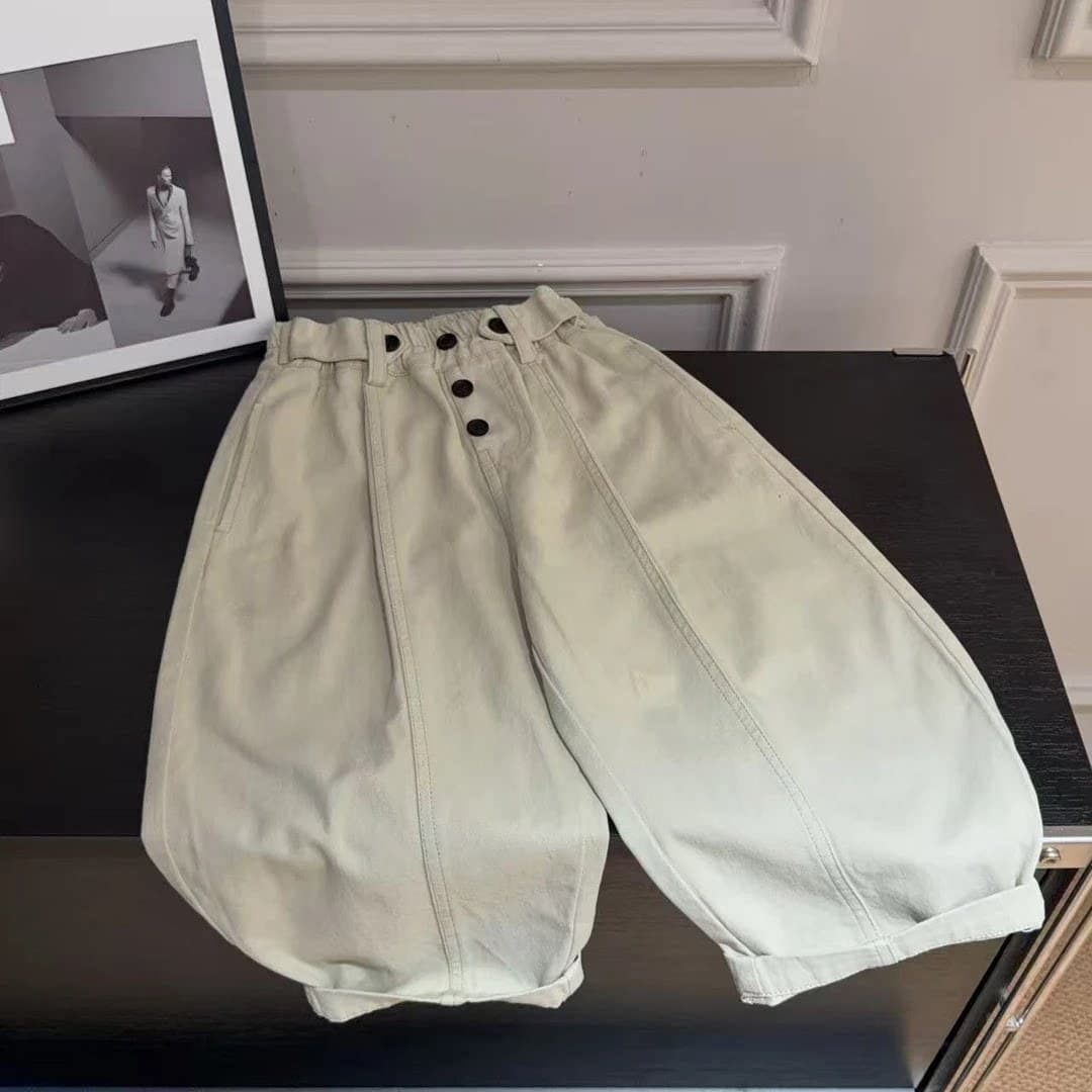 Kids Pants Boys Casual Pants Spring Autumn New Style Baby Straight Leg Pants Fashionable Unisex Cotton Pants