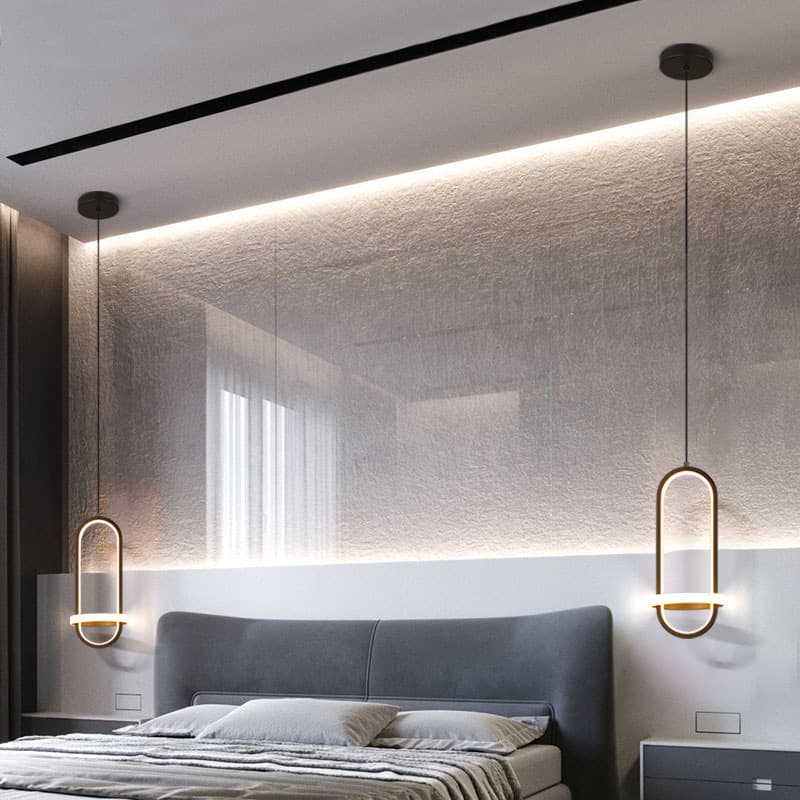 Modern Minimalist Luxury Bedroom Pendant Light, Nordic Simple Room Bar Light
