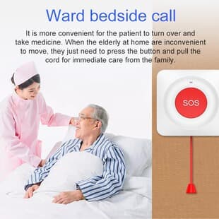 Tuya WiFi Emergency Button for Nursing Home SOS Alarm Zigbee Button Remote Elderly Child Alert