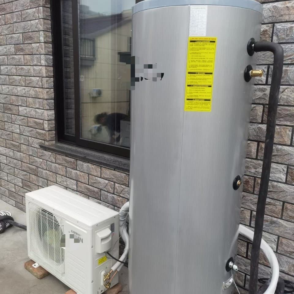 Air Source Heat Pump Water Heater, Household/Commercial Project Use, Electric Heat Compression Mechanism Coil Tank 2300L