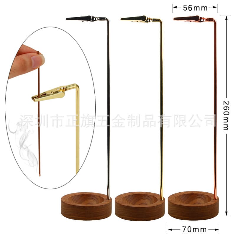 [New product on the shelves] Creative incense burner, incense stick, metal elbow clip, vertical hanging wire incense clip, mosquito coil holder
