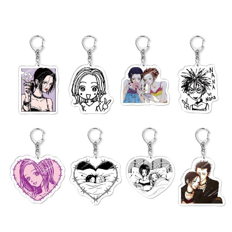 Anime Cartoon Merchandise Nana: The Other Me in the World - Komatsu Nana & Osaki Nana Acrylic Keychain