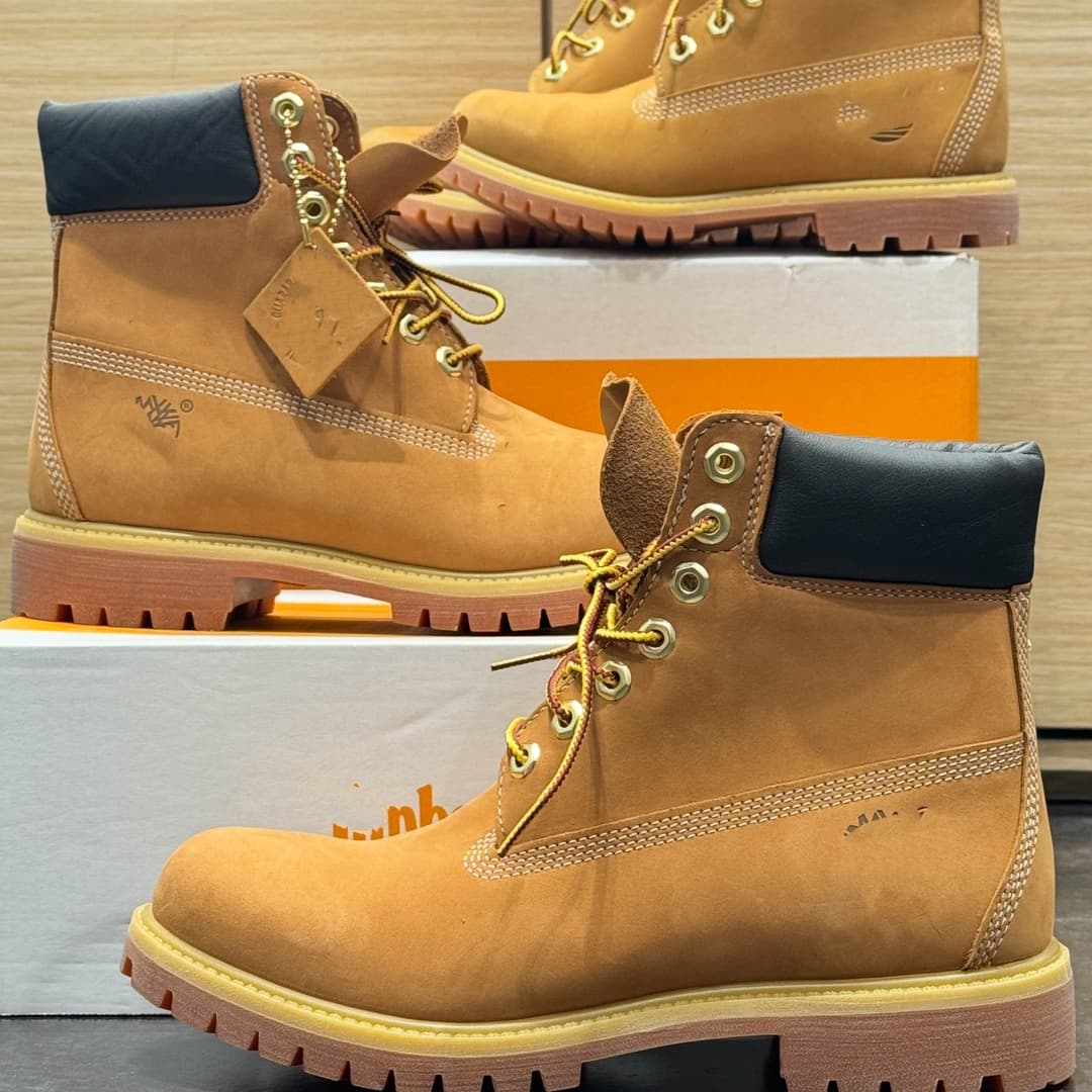 Timberland-style boots: Martin boots, high-top yellow boots, snow boots, men's leather boots, unisex sports outdoor boots
