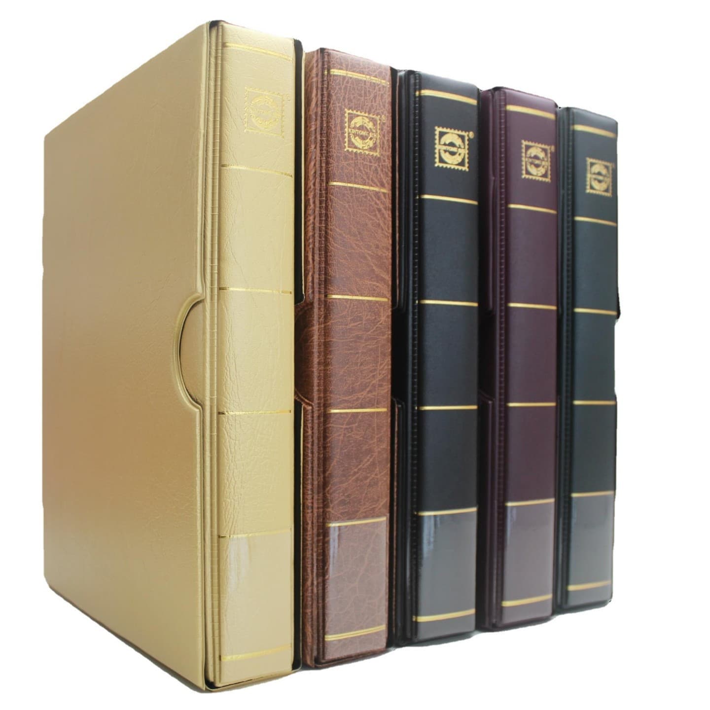 Jindong Large-Capacity Leather Loose-Leaf Stamp Album Stamp Collection Album Empty Album Small Size Collection Business Gift