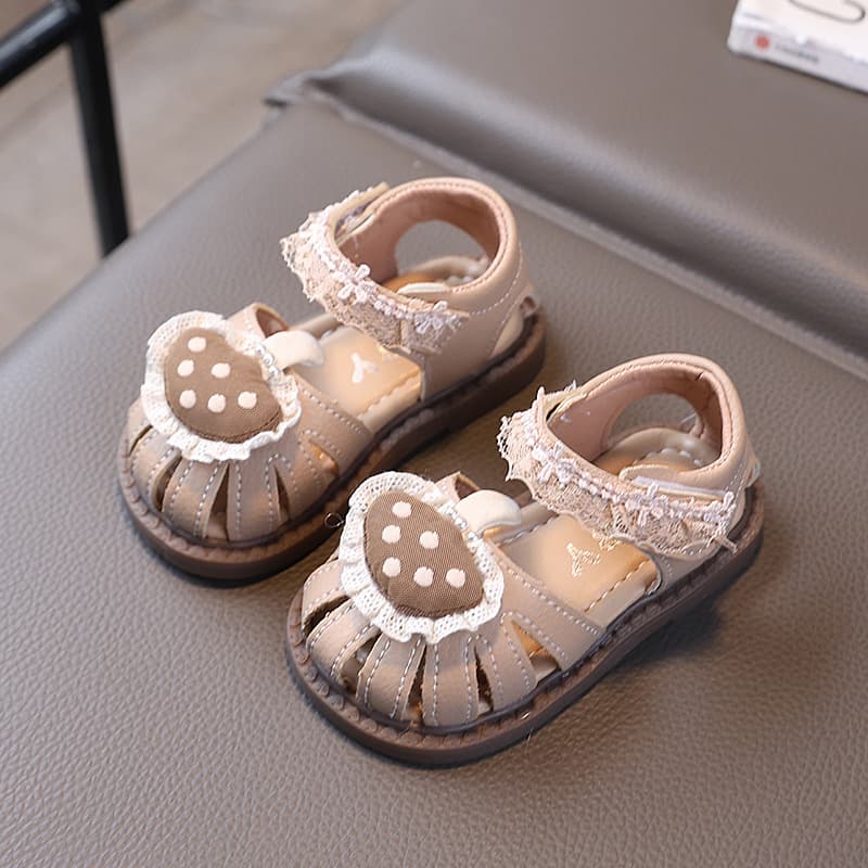 Baby Shoes Summer Soft Sole Breathable Girl Princess Shoes 6 Months to 3 Years Korean Style Infant Leather Shoes Beach Shoes