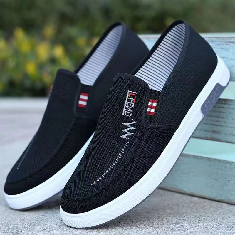 Men's Old Beijing Cloth Shoes, Casual Soft Sole Canvas Dad Shoes, Middle-aged and Elderly Men's Work Shoes, Factory Wholesale