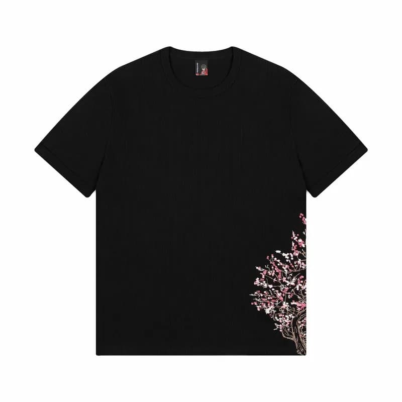 [Cross-border European code] American Retro Sakura T Shirt Y2K Clothes Mens