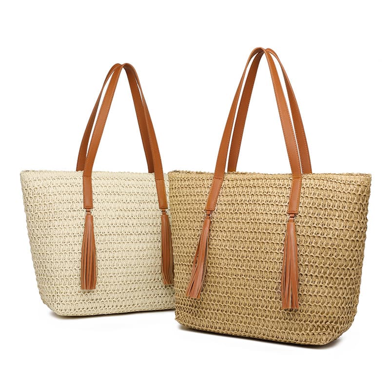 New Woven Straw Beach Bag Women's Handbag