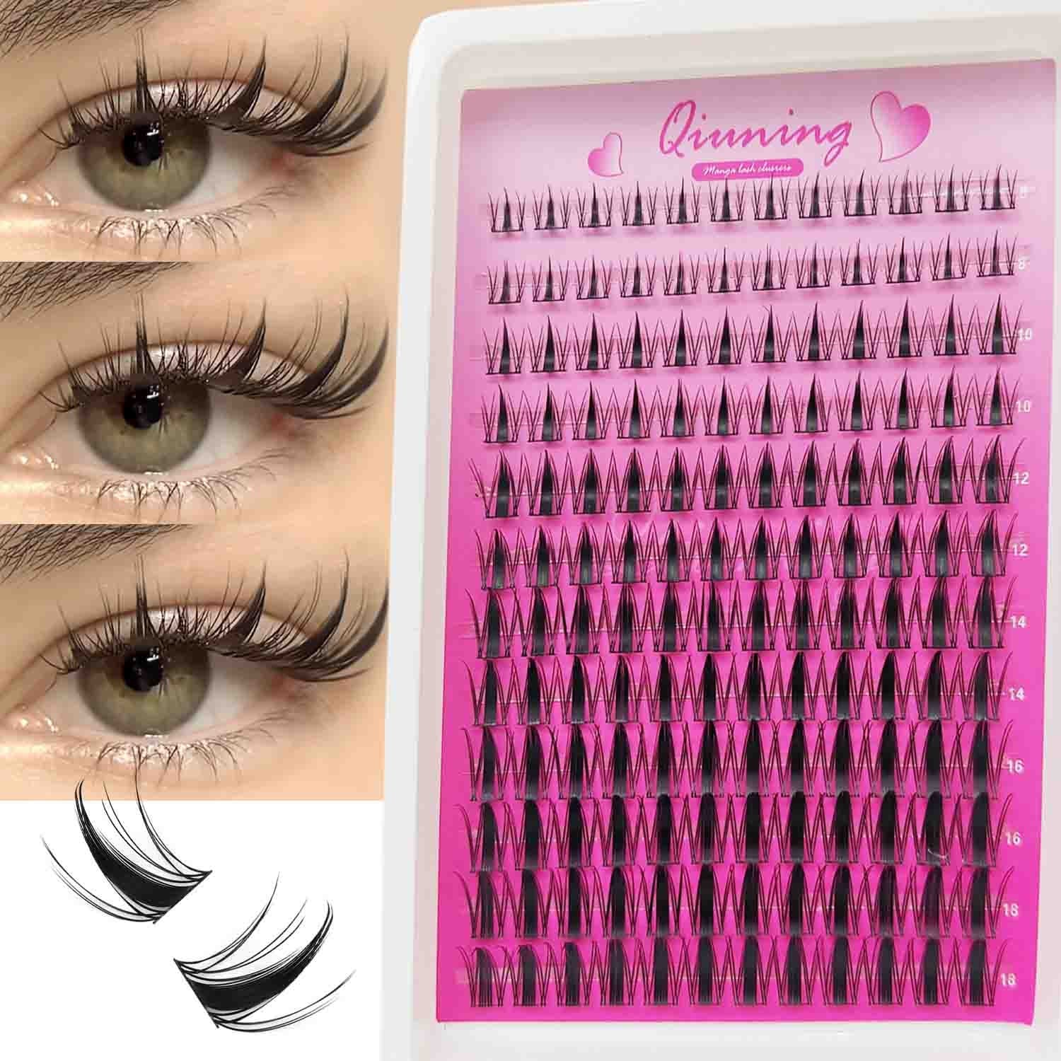 Self-Lash Extension Segment Lash Clusters BOND and SEAL Comic Kit Lash Clusters Kit Long Length