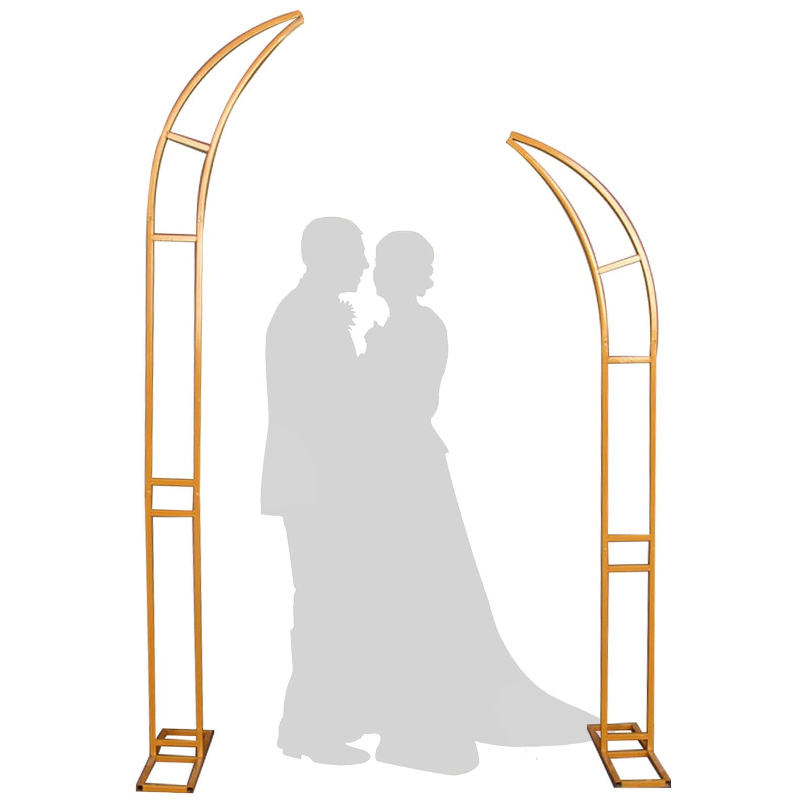 Wedding Props Iron Art Horn-Shaped Arch Wedding Arch Flower Stand Artificial Flowers Fresh Flowers Balloon Arch Cross-Border