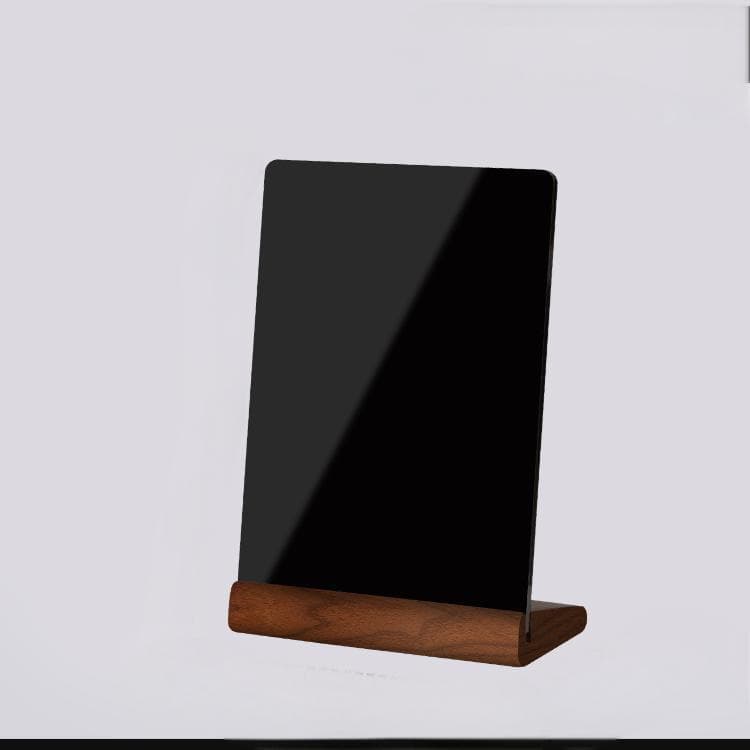 Wholesale from one piece acrylic desktop small blackboard for street vendors, erasable price board, advertising display board, message board