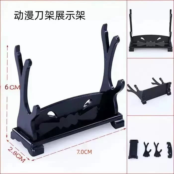 Anime Sword Stand Display Rack, Game Weapon Display Stand Plastic Two-Tier Sword Rack Decoration Wholesale.