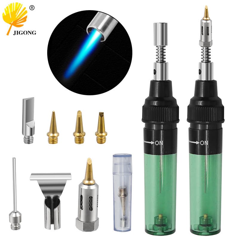 Pen-Type Gas Soldering Iron Blow Torch Portable Mini Gas Soldering Iron Home Welding Repair Tool