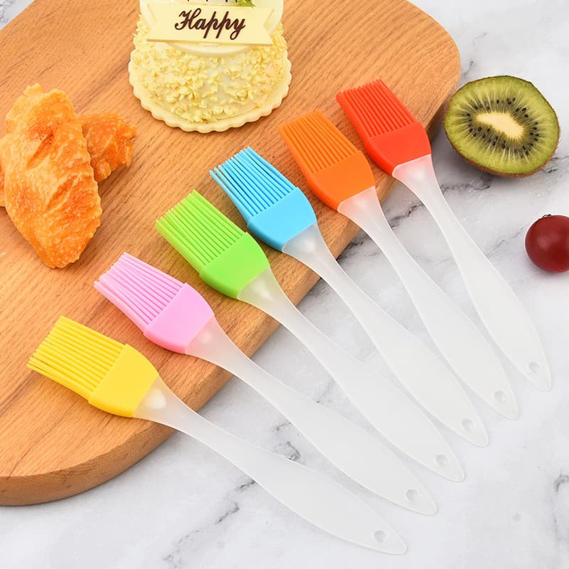 Small Silicone Oil Brush, Detachable Barbecue Brush, Kitchen Household Seasoning Brush, High-Temperature Resistant Baking Brush, Cake Greasing Brush