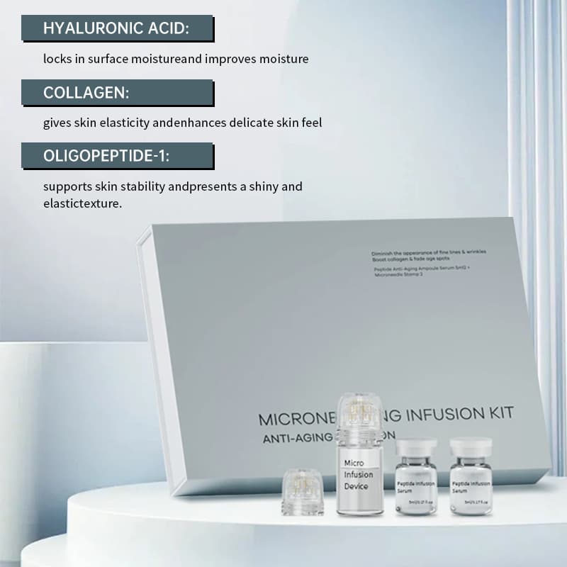Cross-border Hot-Selling Microneedling Infusion System Anti-Wrinkle Firming Skin Microneedle Serum