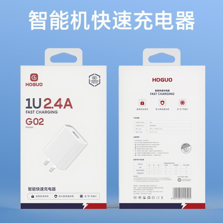 2.4A Phone Charger for Huawei Xiaomi vivo Apple OPPO Honor OnePlus Redmi Phone Charger