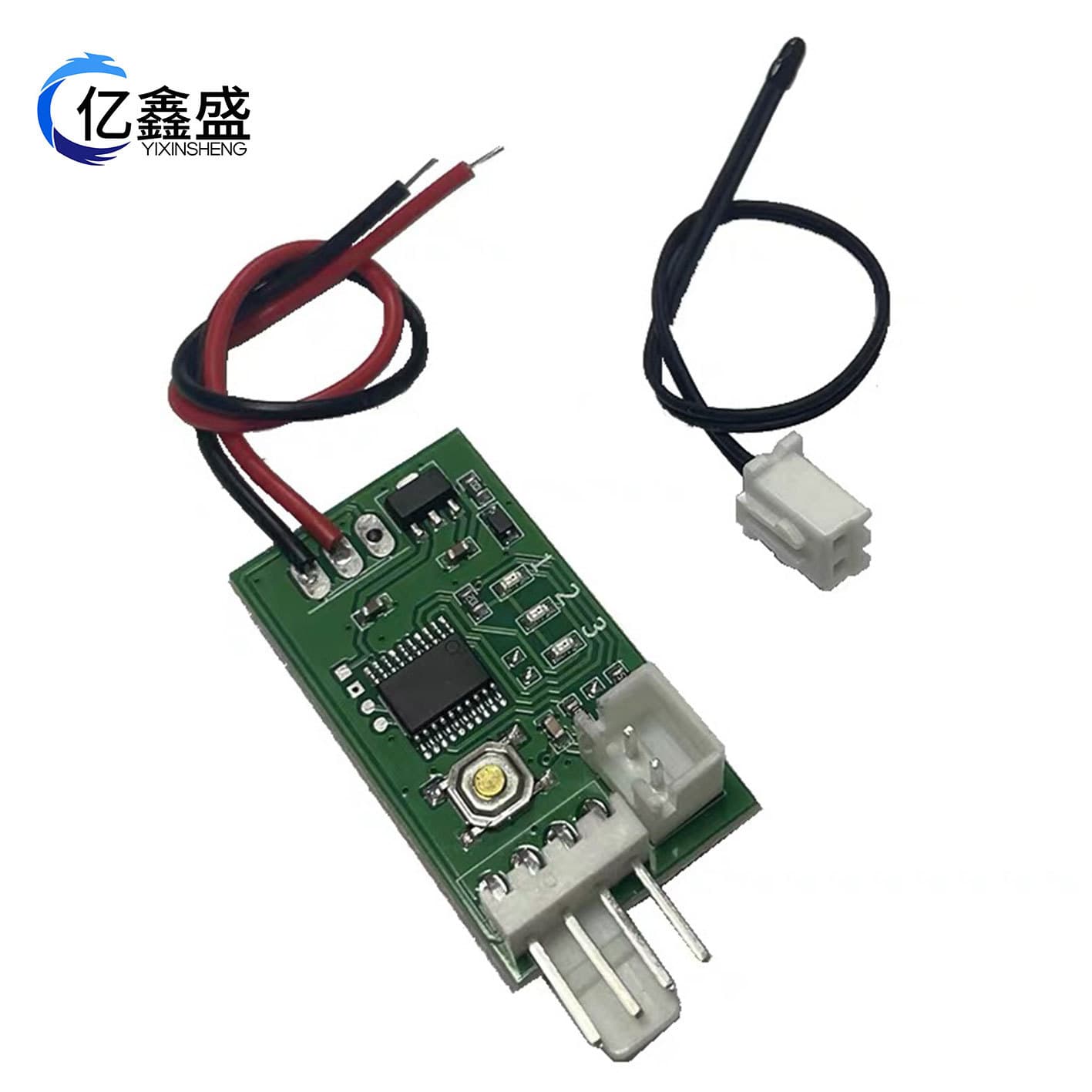 1-Channel DC 12V PWM 4-Wire Fan Temperature Controller Speed Regulator for Chassis Cabinet Computer Fan Temperature Control Noise Reduction