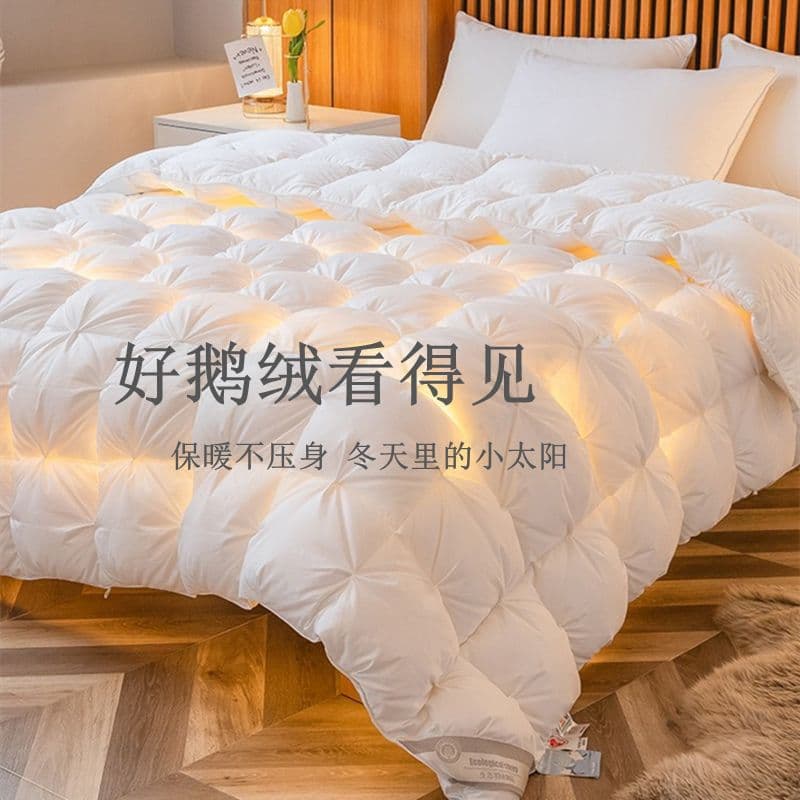 Hilton clearance sale: 95% white goose down comforters, thickened and warm winter comforters, goose down comforter wholesale.