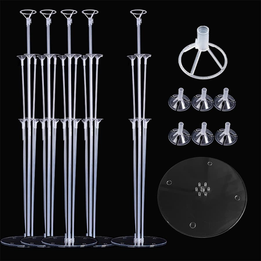 Balloon table float display stand wedding party venue atmosphere layout table float base pole bracket removable