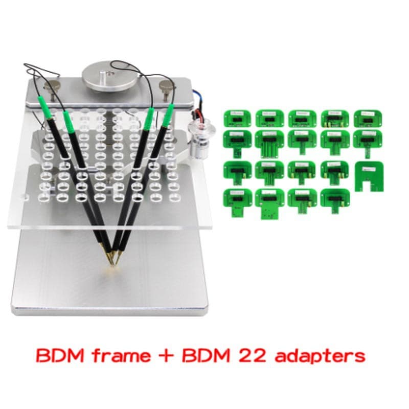 Aluminum alloy ECU programming test stand and 22 adapter suitable for KESS KTAG Fg-tech diagnostic instrument