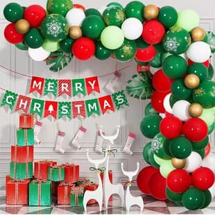 Christmas Balloon Garland New Year's Eve Decoration Christmas Store Decoration Amazon Hot Selling Balloon Set