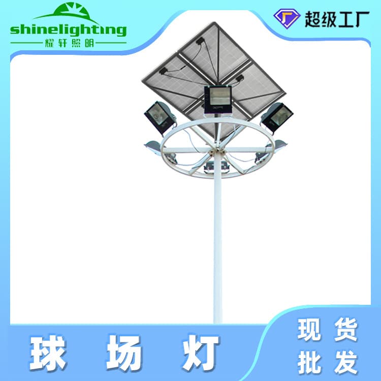 Manufacturer Wholesale 8m 10m Stadium Light Gymnasium Medium Pole Light Outdoor Basketball Court Light Badminton Court Lighting