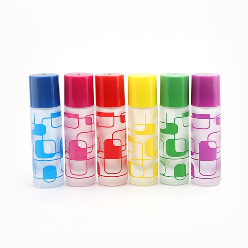 30ML Colorful Perfume Refill, Premium Frosted Perfume Bottle, Screw Cap Perfume Sample Replacement, Perfume Bottle