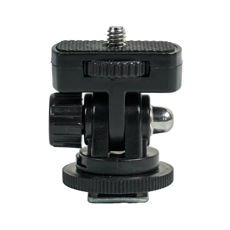 Mini Camera Tripod with Hot Shoe, Small Plastic Tripod for DSLR, Camera, and Smartphone