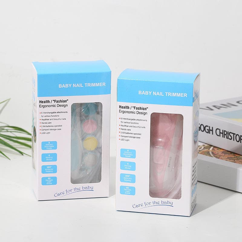 Baby Nail Trimmer Anti-Scratch Electric Nail File Set for Newborns and Children, Wholesale from Factory