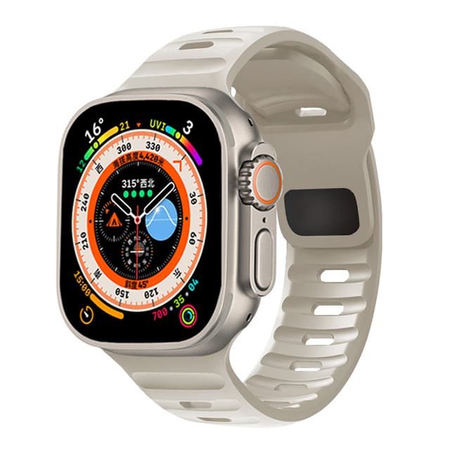 Compatible with iWatch S12 Band Silicone New Sport T-Buckle Silicone Band Apple Watch Strap SE