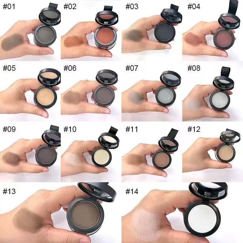 VERONNI Hairline Shading Powder Covering High Forehead Shading Sideburns Bun Line Shadow Pen Waterproof Hair Replacement