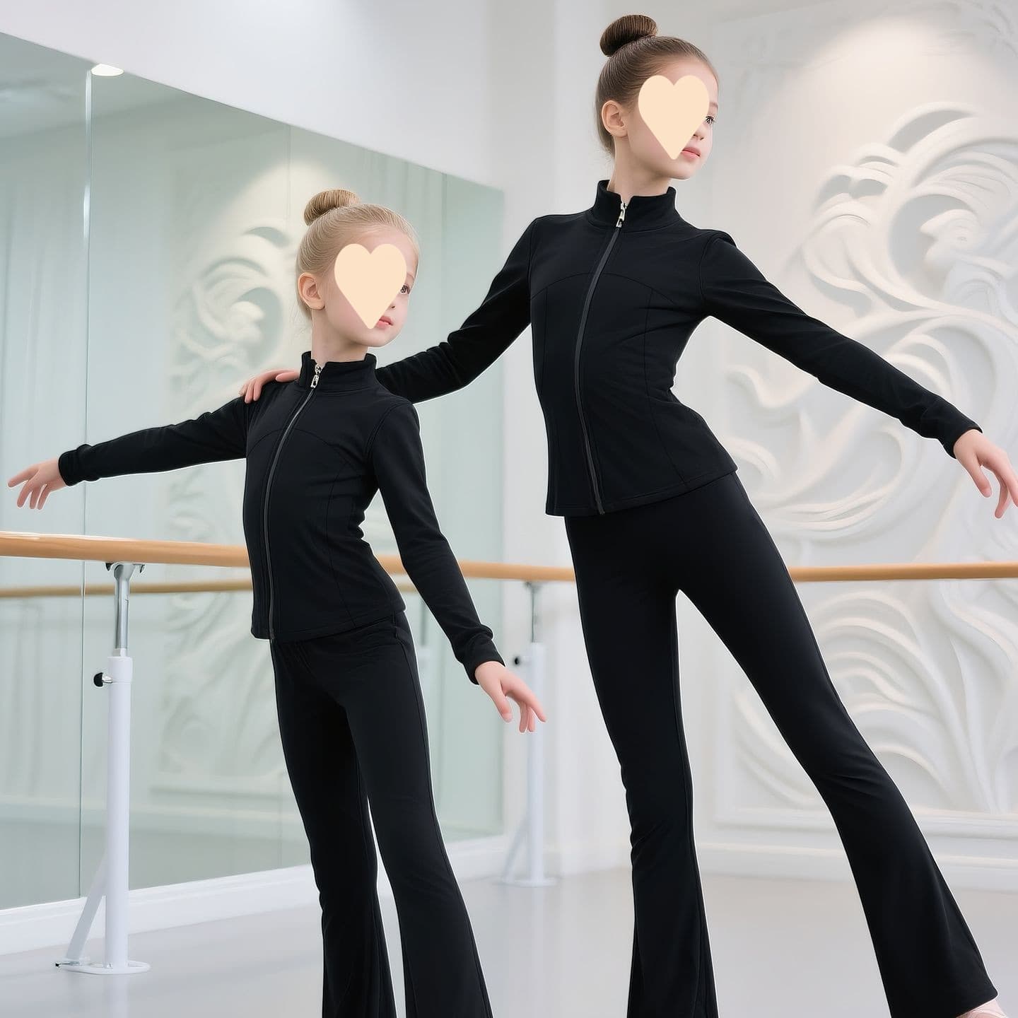 Children's dance costume, girls' practice clothes, autumn and winter new Korean style fashionable casual suit, ballet suit