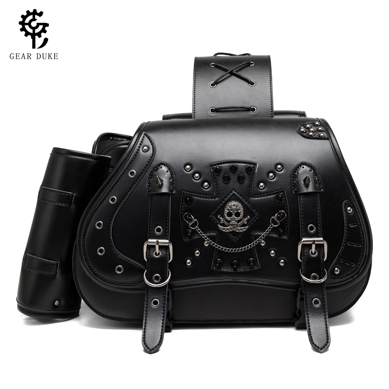 Harley Motorcycle Saddlebags Large Capacity Waterproof Cruiser Equipment Side Bags Modified Hanging Bags Rider Side Bags