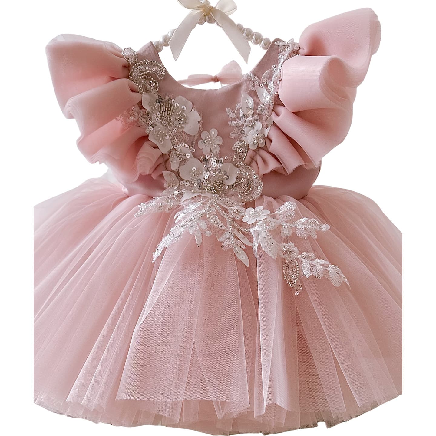 1st Birthday Princess Dress for Baby Girls, Tulle Tutu Skirt, Christmas Children's Party Dress, Cross-Border Amazon Drop Shipping