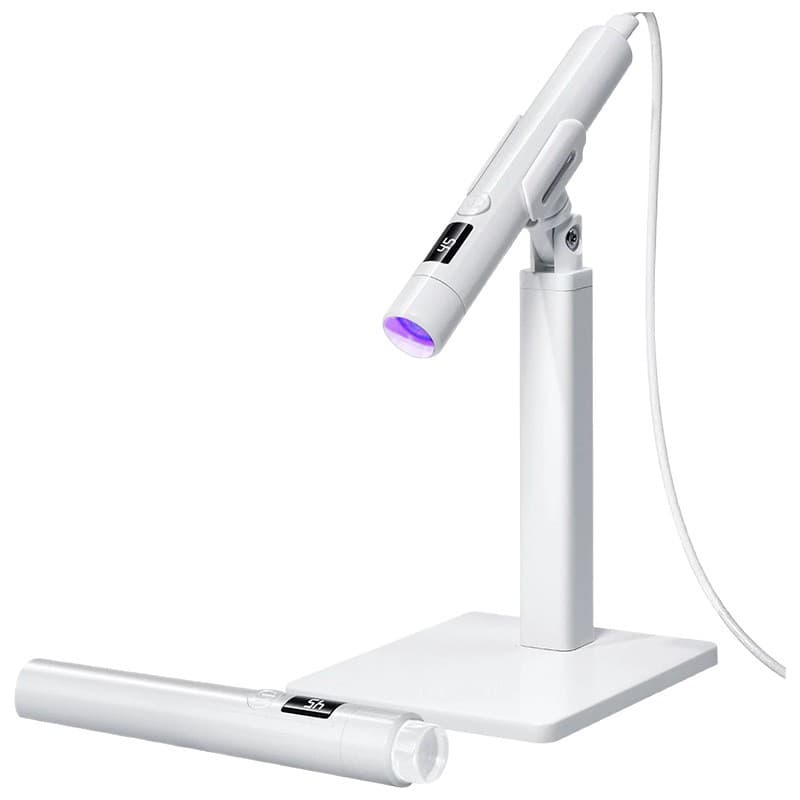 Rechargeable Nail Art Linear LED Screen Display Nail Lamp Curing Light Wearable Nail Curing Device UV Curing Lamp Handheld Mini Light