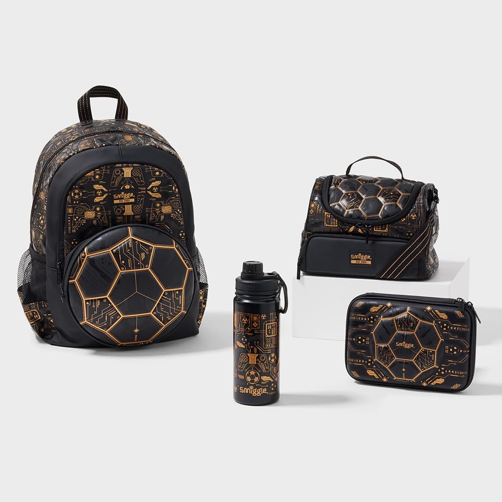 Australian Smiggle Schoolbag Boys Football Primary School Student Backpack Large Capacity Lightweight Back-to-School Gift Set