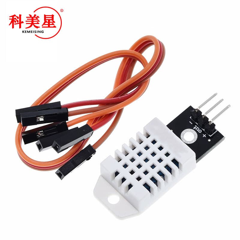 DHT22 Single-Bus Digital Temperature and Humidity Sensor AM2302 Module Electronic Building Blocks with Wiring (Komeistar)