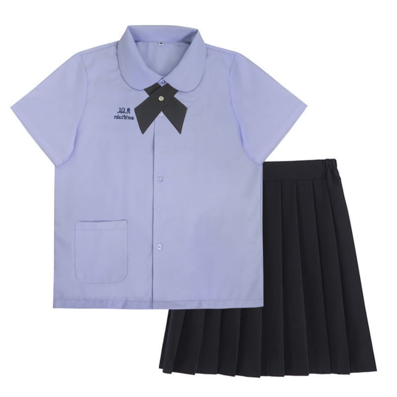 Thai school uniform, Nano Forbidden Girl First Love Thai short-sleeved shirt, JK uniform set skirt, female college style summer
