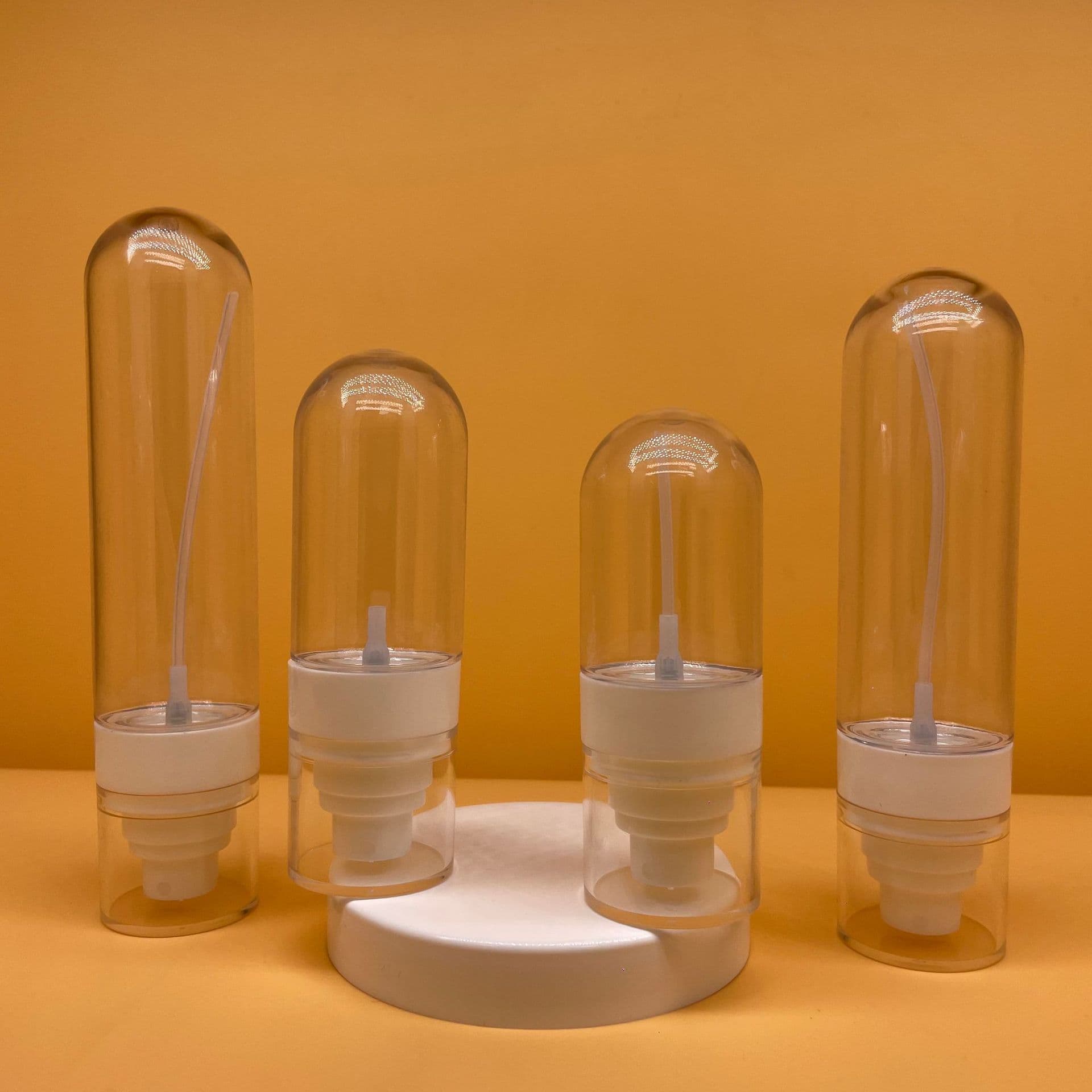 Factory In-Stock 30/50/80/100ml Inverted Setting Spray Travel Dispenser Bottle Perfume Bottle Inverted Bottle Round