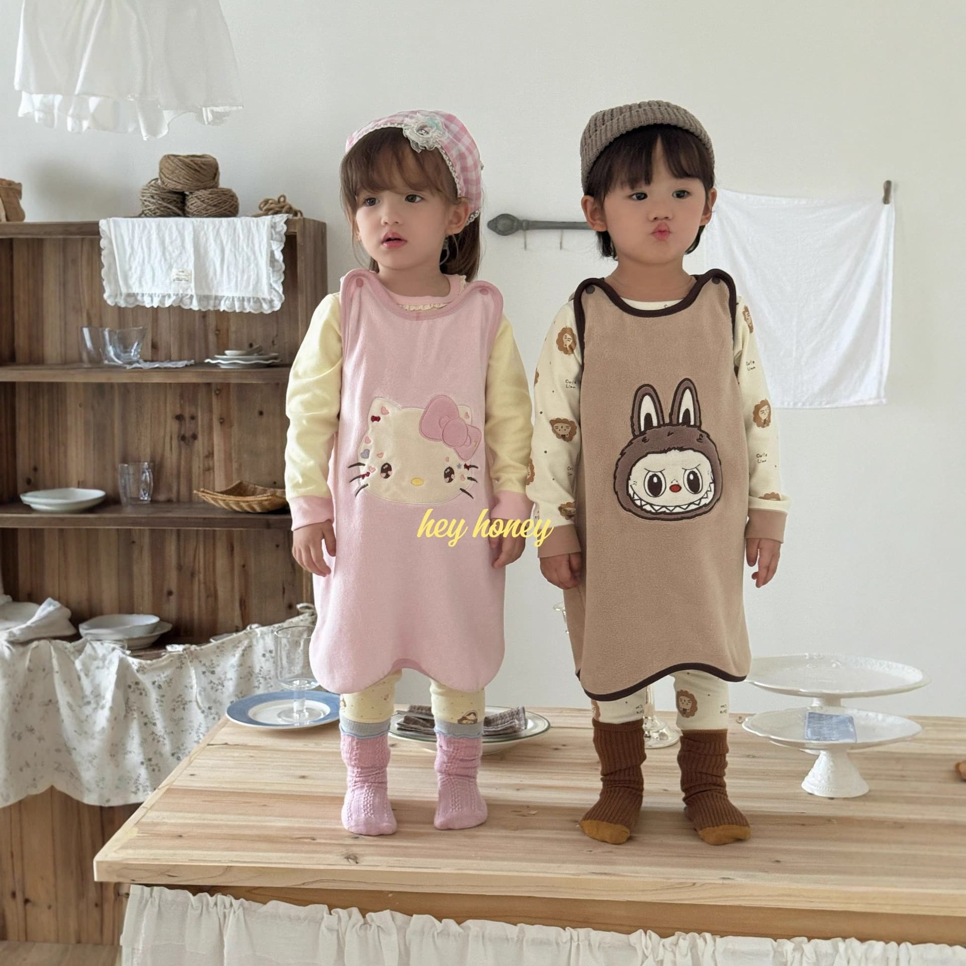 2024 Autumn/Winter New Style Children's Sleeveless Sleeping Bag Baby Vest Style Sleeping Bag Onesie Homewear