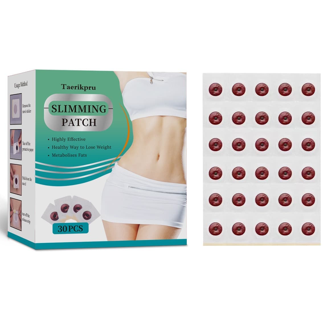 Foreign trade cross-border wholesale patches firming abdomen best heating body buttocks organic slim patch