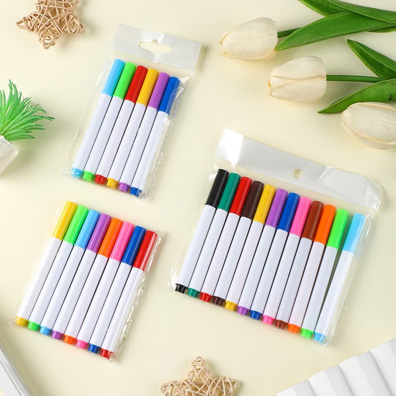 ✅ Wholesale Colored Whiteboard Markers 12 Colors, Doodle Drawing, Erasable & Refillable, Fine Tip, Water-Based Markers for Office & Teaching