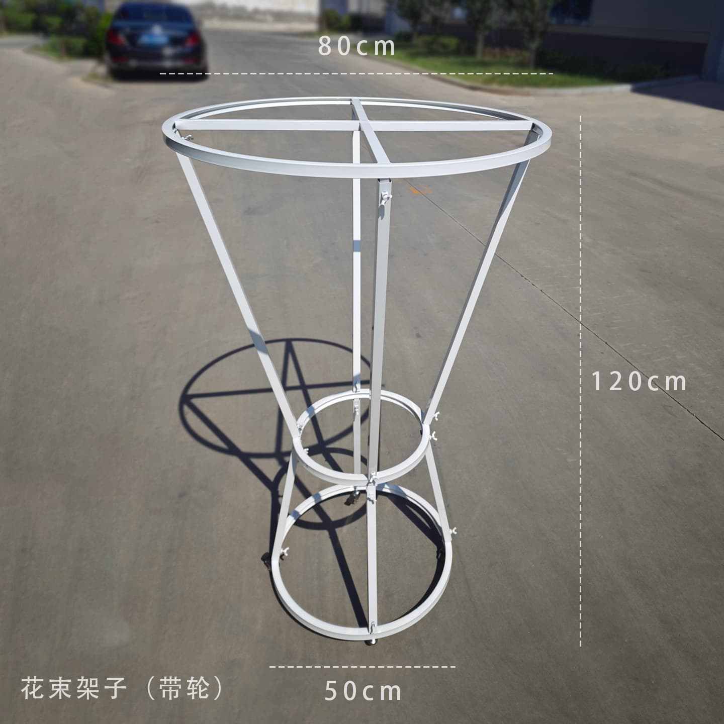 Iron decoration large bouquet shelf shopping mall window coffee shop internet celebrity atmosphere layout background bracket ornaments