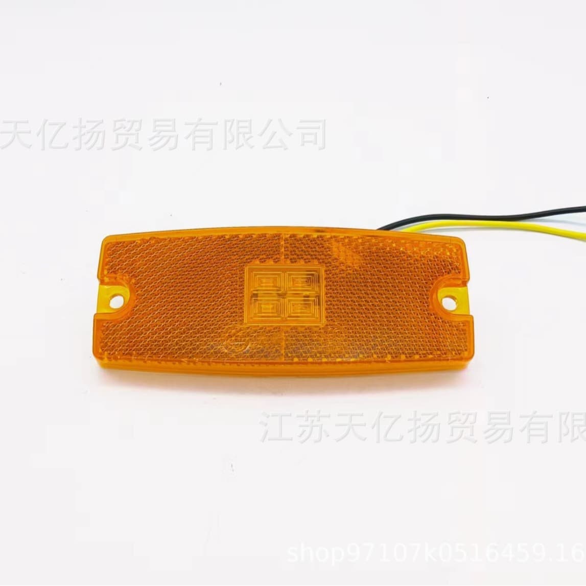 LED Side Marker Light Reflector Clearance Light Four LED Beads